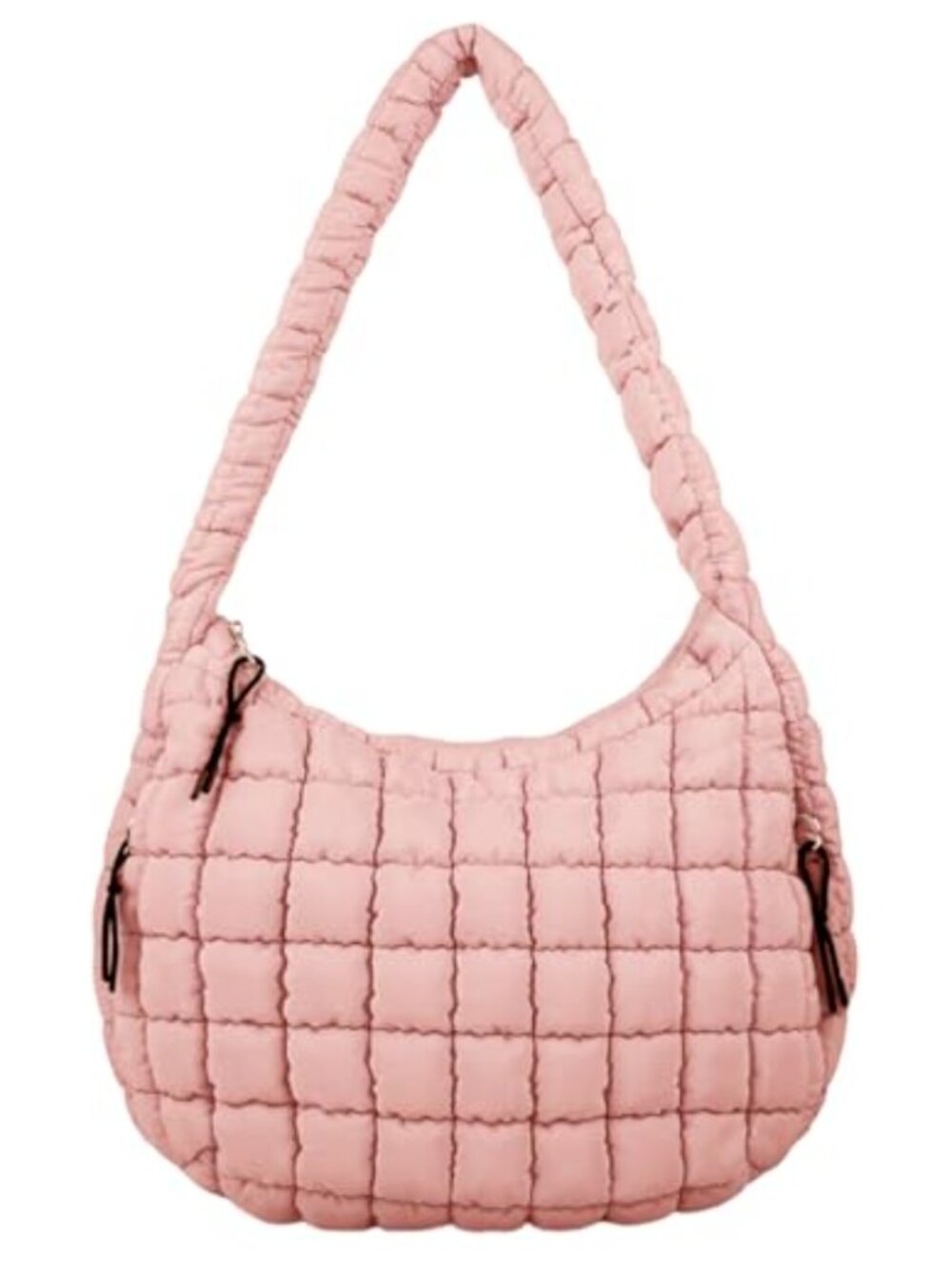 Quilted Puffer Tote Bag for Women, Large Nylon Hobo Shoulder Bag, Lightweight